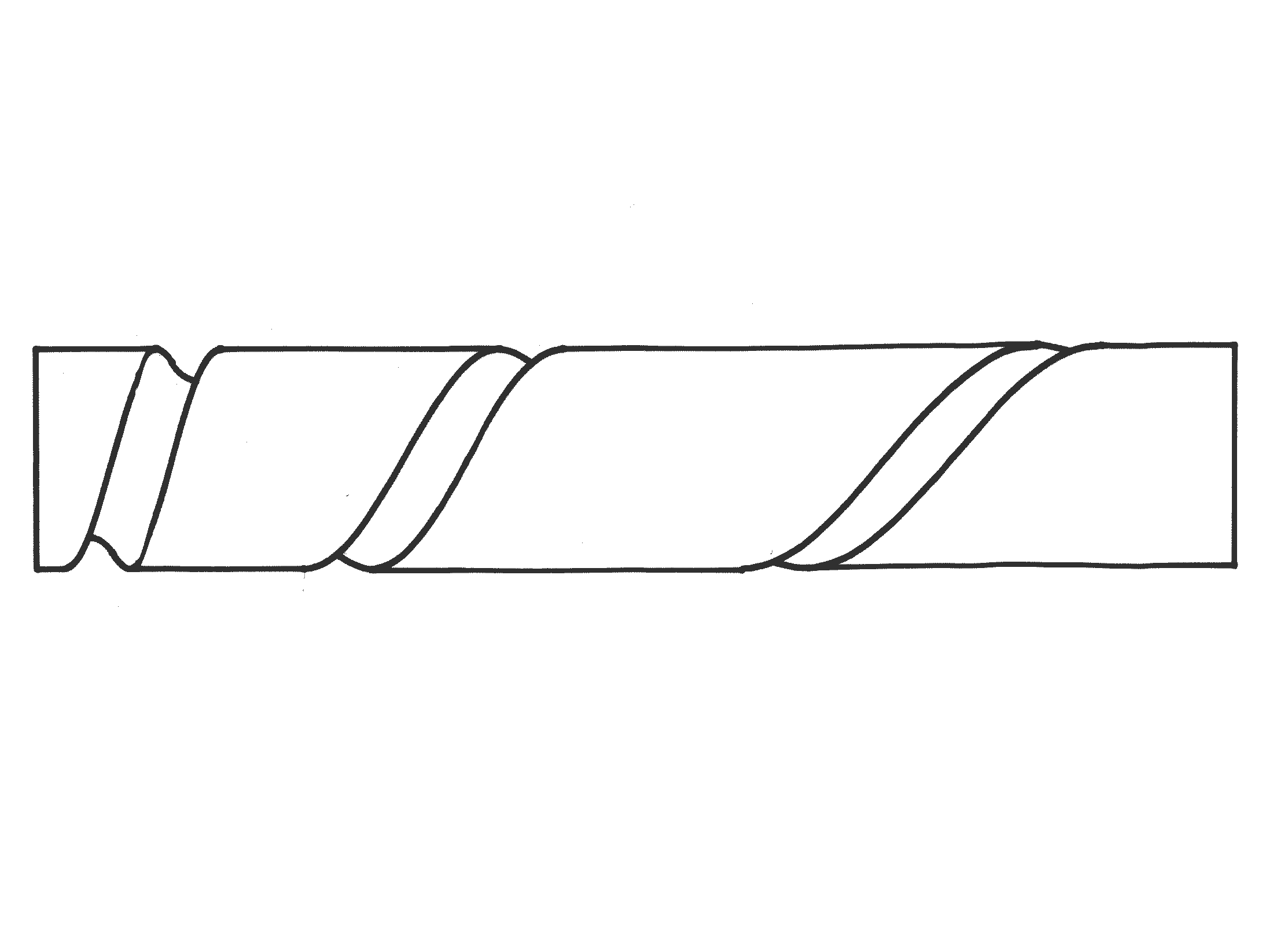 Variable pitch scroll